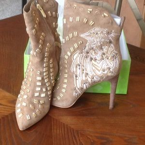 Sam Edelman booties slightly worn (1 time only)